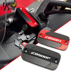 For HONDA CB500F CB500X CB500 CB 500 X/F 2022 2023 Motorcycle CNC Accessories Front Brake Reservoir Fluid Tank Oil Cover Cap