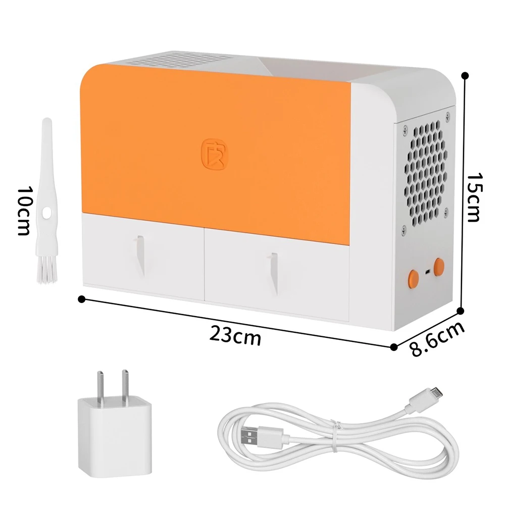 Electric Grain Winnower for Bird Seeds, DIY Seed Winnowing Machine, Grain Husk Blower