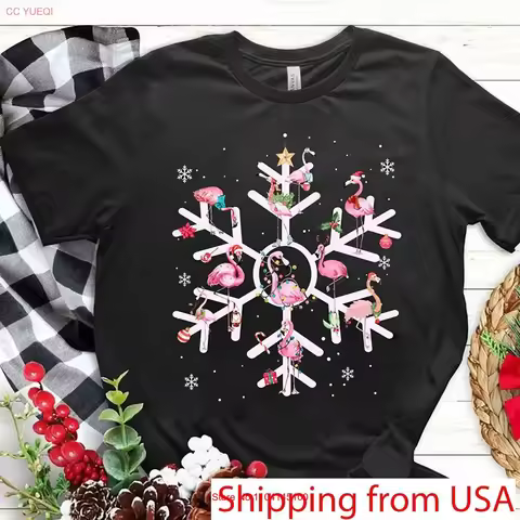 Flamingo Christmas Tree SweaT T Shirt Funny vintage Washed homme Comfortable Unisex Casual streetwear graphic Stylish