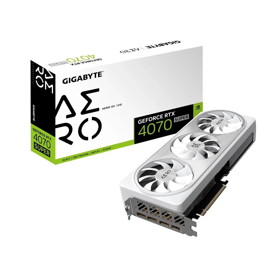 

2024 New GeForce RTX 4070 SUPER AERO OC 12G Gaming Video Cards Gaming GPU RTX 4070 Super