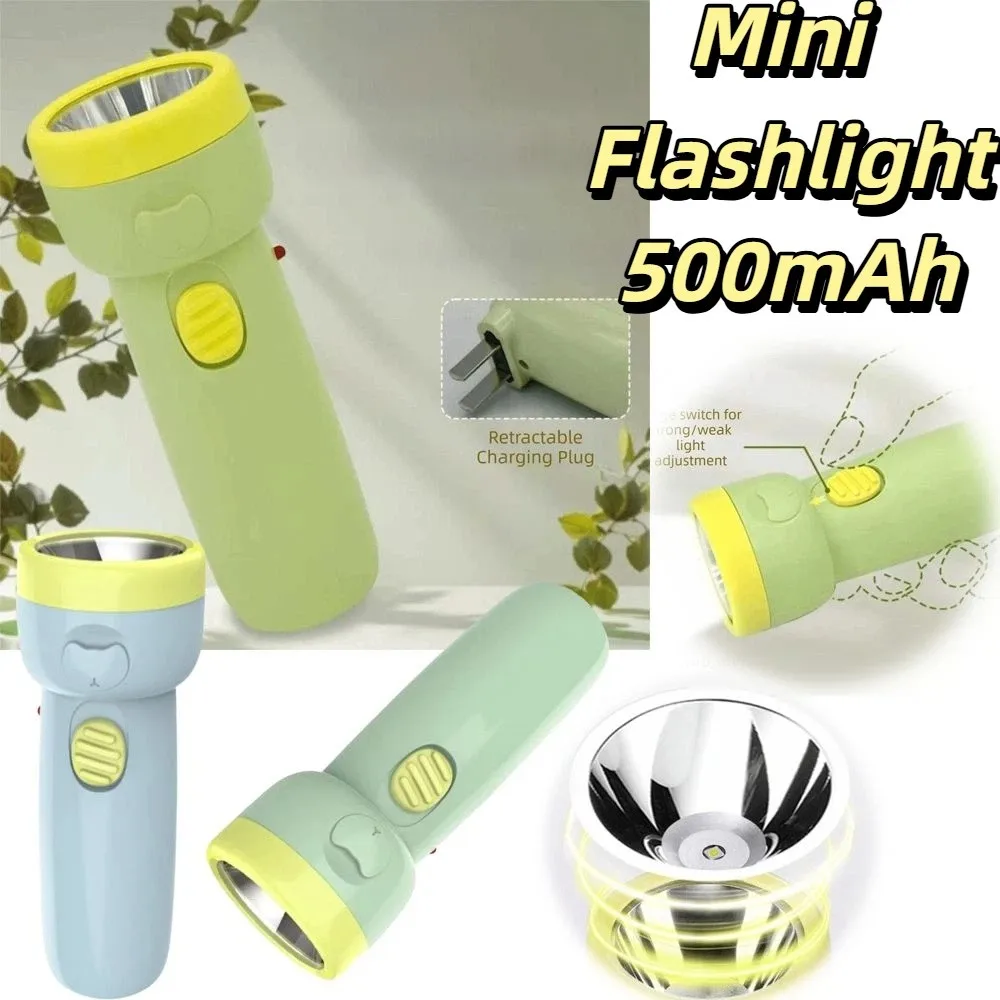 High Brightness KM8951 LED Flashlight Portable Design Focused Beam High Brightness Light Sturdy Build Rechargeable