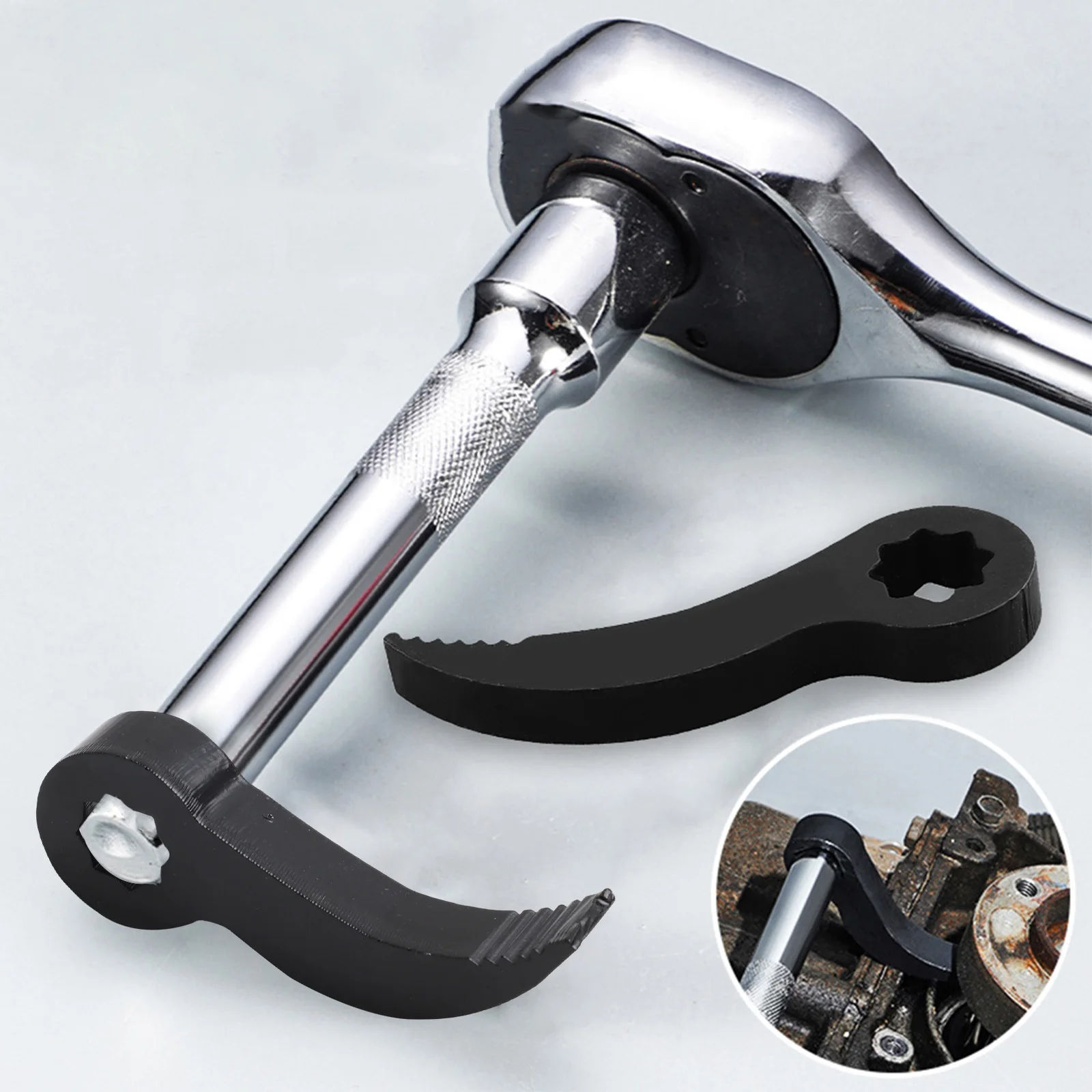 

1 2 Inch Drive Pry Bar Wrench Adapter Car Repair Home Garage Half Shaft Removal Tool Ratchet Breaker Bar Compatible 14mm Size