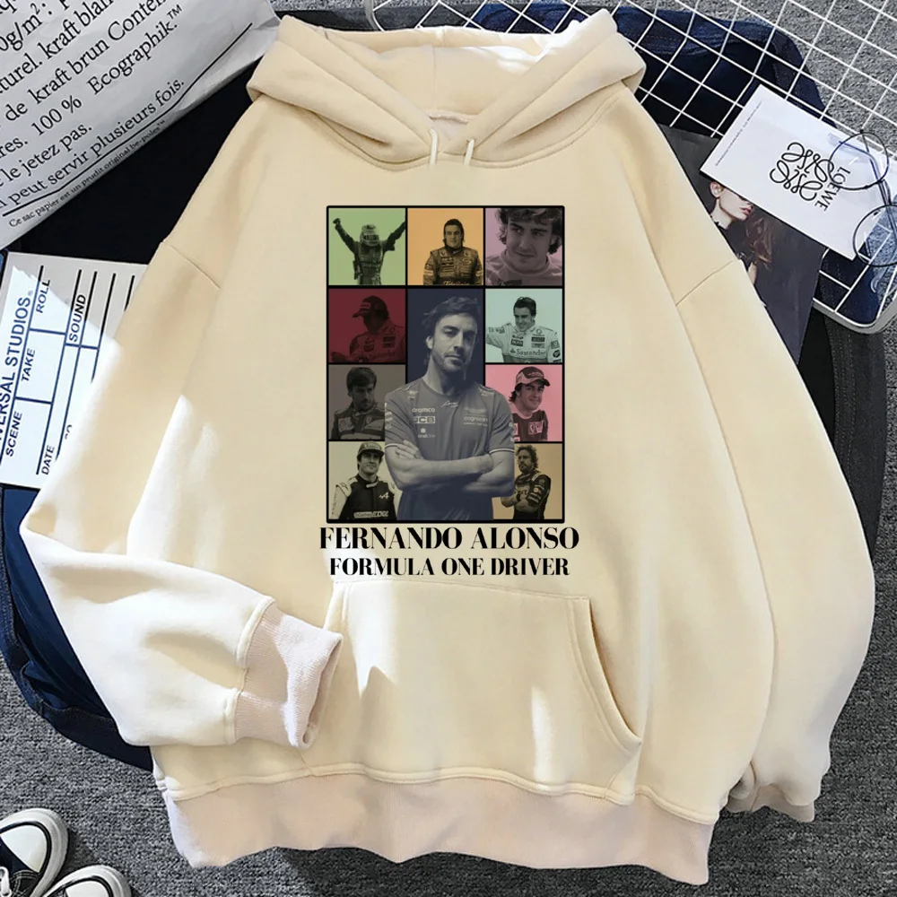 Fernando Alonso hoodie streetwear funny printed design youthful anime women hoddie youthful streetwear