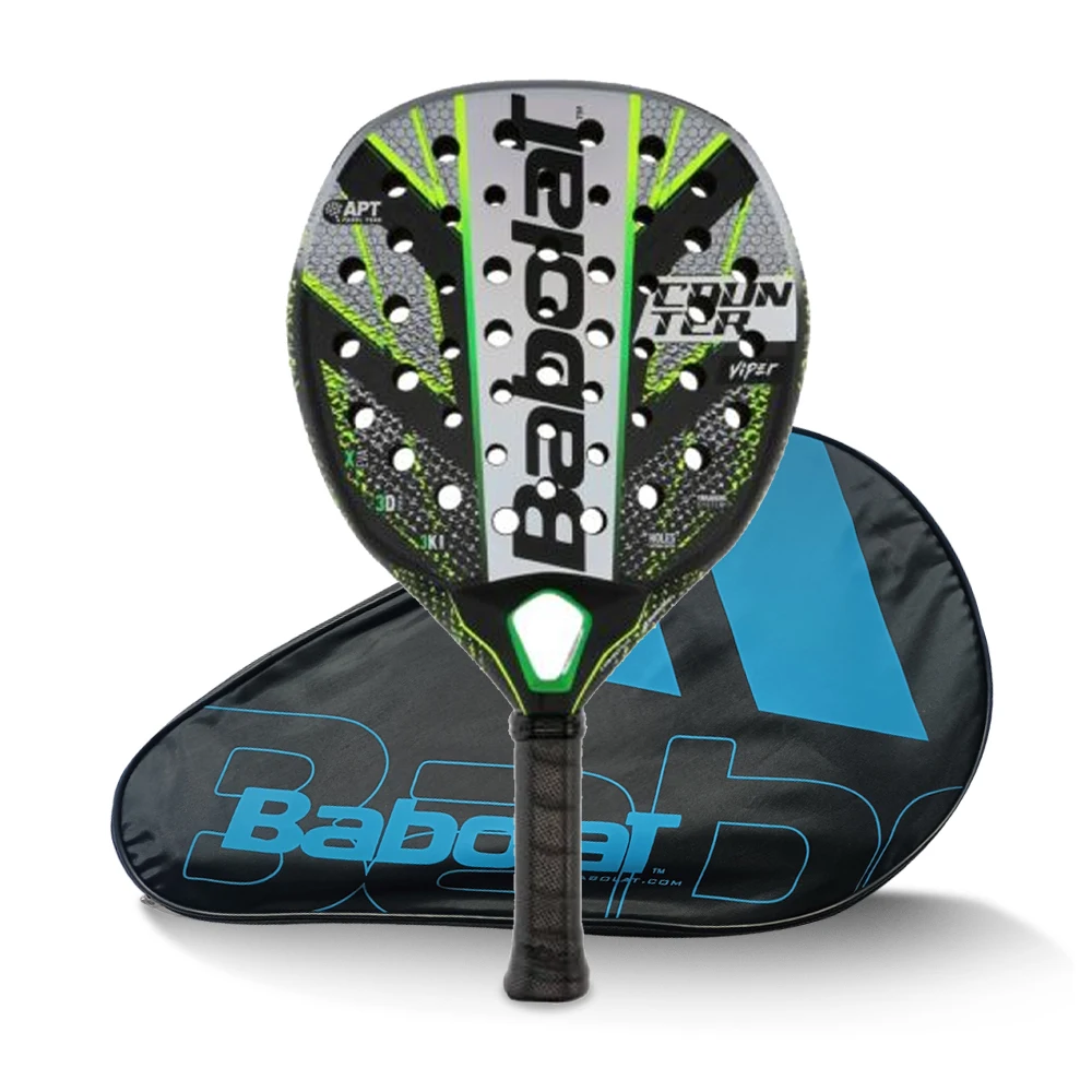 Babolat 2024 Pala Padel Paddle Tennis Racket, Soft Face Carbon Fiber, Soft EVA Face Sports Racquet, Outdoor Equipment, New