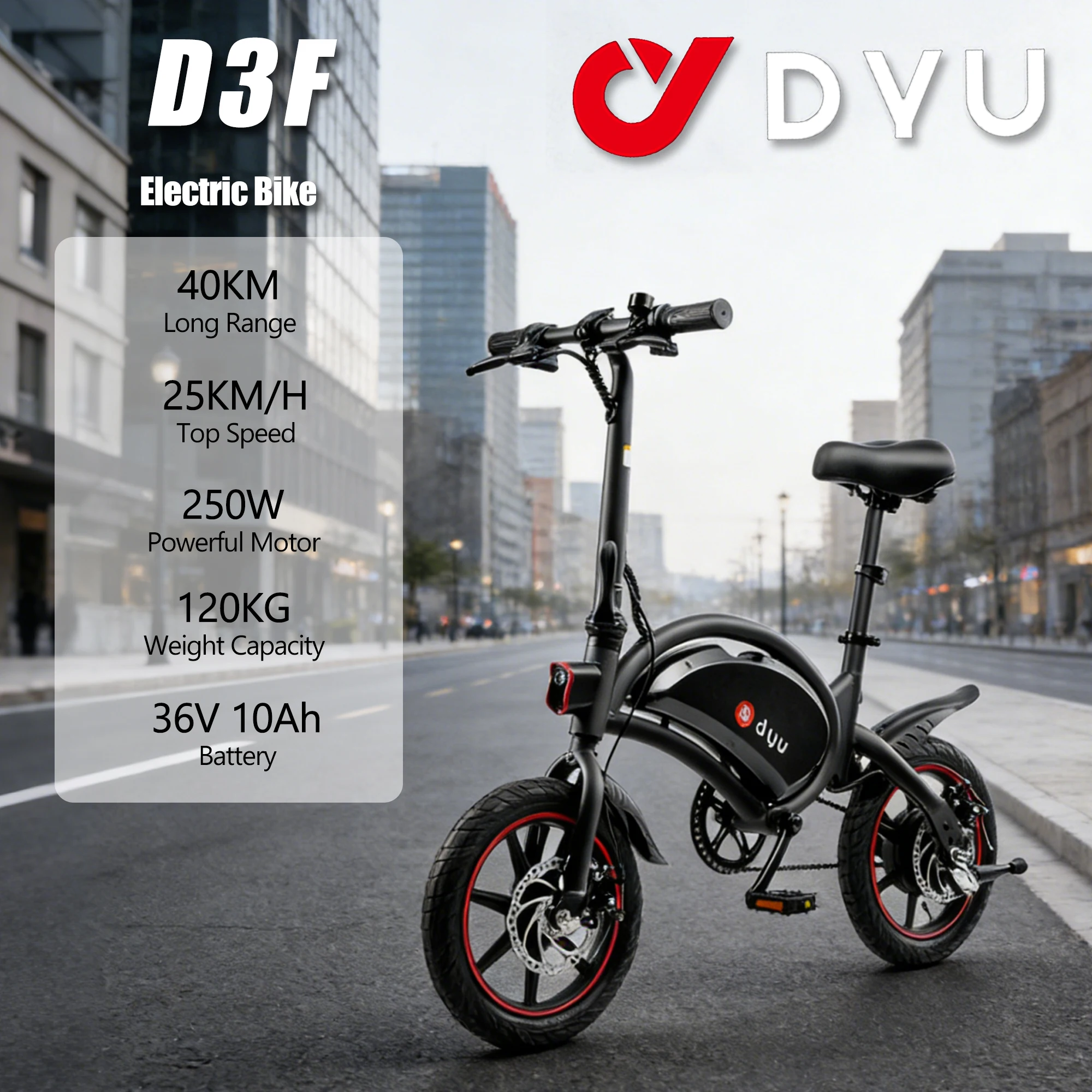 DYU D3F – Przegląd i ocena elektrycznego roweru składanego dla dorosłych z silnikiem 250W
