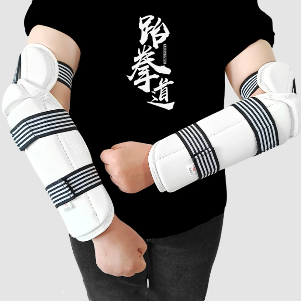 Taekwondo Arm Guard Karate Fighting Training Forearm Elbow Protection Segmented Design For TKD Boxing Karate MMA Traning