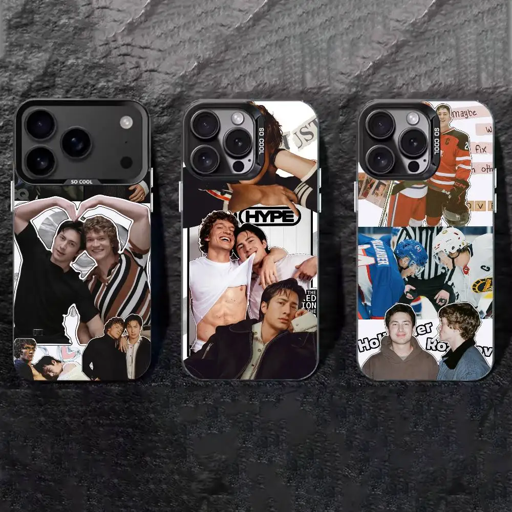 

Lgbtq H-Heated R-Rivalry Ice Hockey Phone Case For iPhone 17,16,15,14,13,12,11 Plus,Pro Max,XS,Colored silver phone case