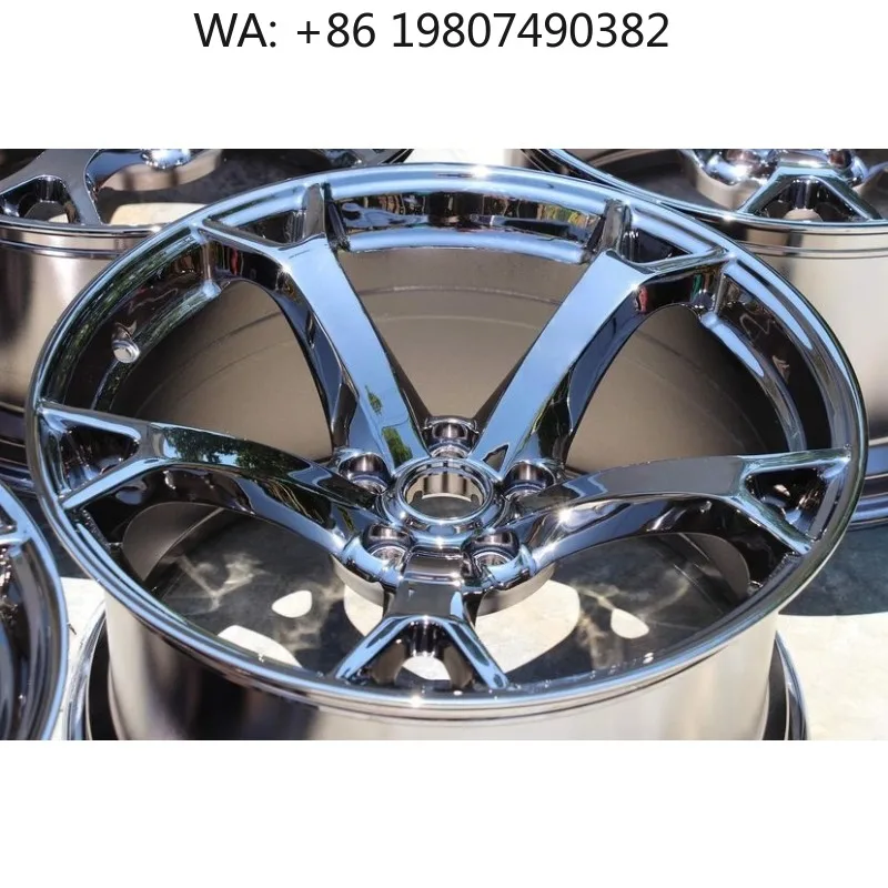 19-дюймовые кованые диски V1 Triple Chrome 5x114.3 PCD ET+23 в стиле JDM для тюнинга спортивных автомобилей