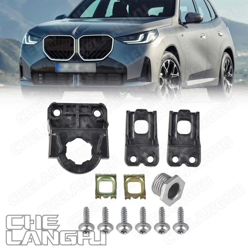 

Комплект для ремонта передних фар для BMW X3 M X4 F97 F98 G01 2012-2025 / X4 G02 2022 2023 2024 2025 G08, автомобильные аксессуары 63115A0E5E5