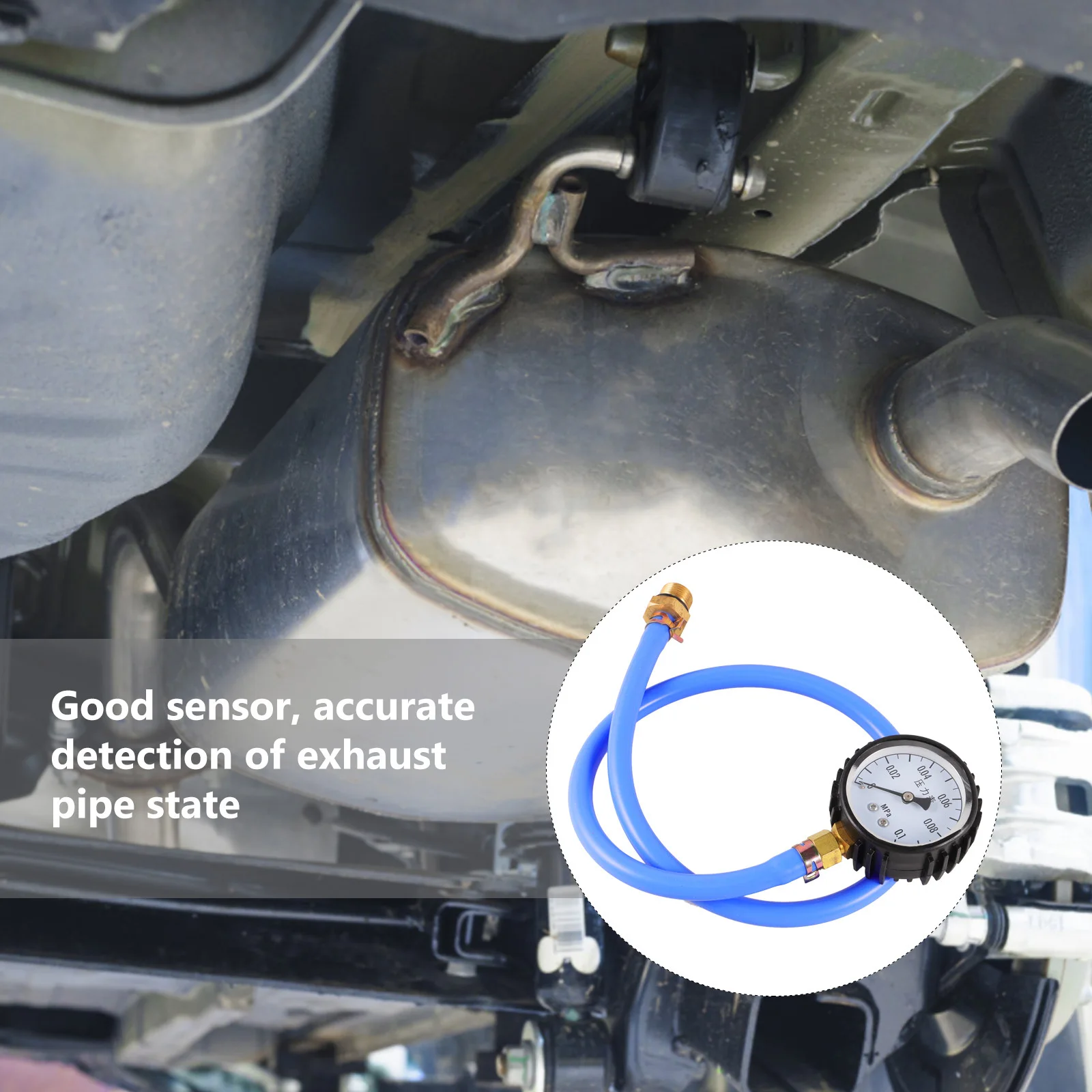 Automotive Catalytic Plugging Tester Exhaust Back Pressure Meter Car Emission Inspection Instrument Durable Reliable