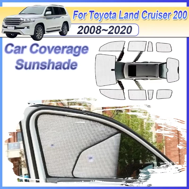 

Автомобильный солнцезащитный козырек для Toyota Land Cruiser 200 LC200 FJ200 J200 2008 ~ 2020, солнцезащитный козырек на окно, защитная доска, автозапчасти