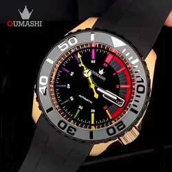 NH36/NH WATCH 35a OUMASHI Men's Watch New Men's Luxury Automatic Mechanical Stainless Steel Waterproof Sapphire Glass Watch