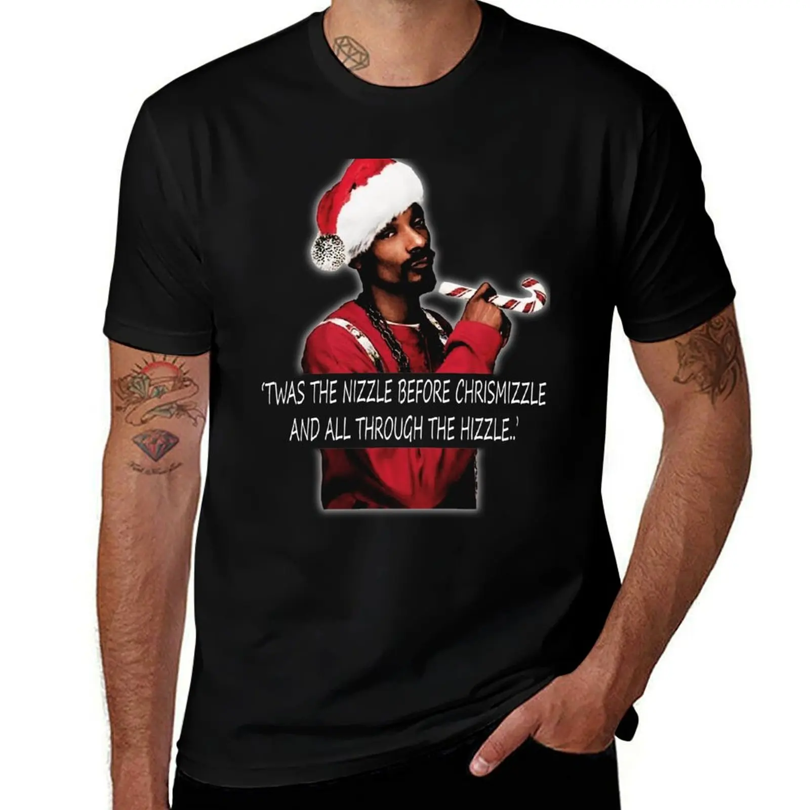 

Twas the nizzle before chrismizzle and all through the hizzle.. T-Shirt man tshirt T-Shirt