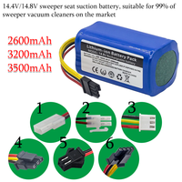 Batteria per aspirapolvere 14.8 V/14.4 V 4S1P 3500Ah per Panasonic/XIAOMI/Liectroux/Proscenic/Eufy RoboVac/Bagotte/Coredy/ILIFE
