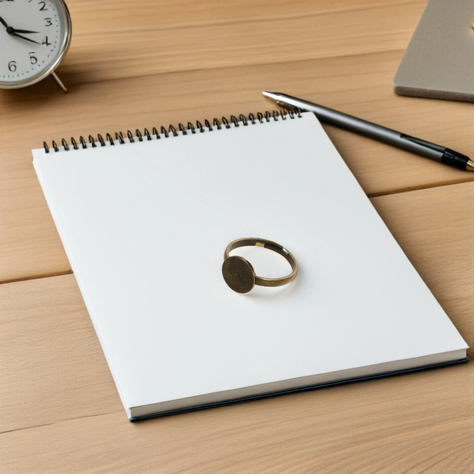 

100 Pcs Ring Setting Blank Cabochon Settings Adjustable Finger Bezel Tray Jewelry