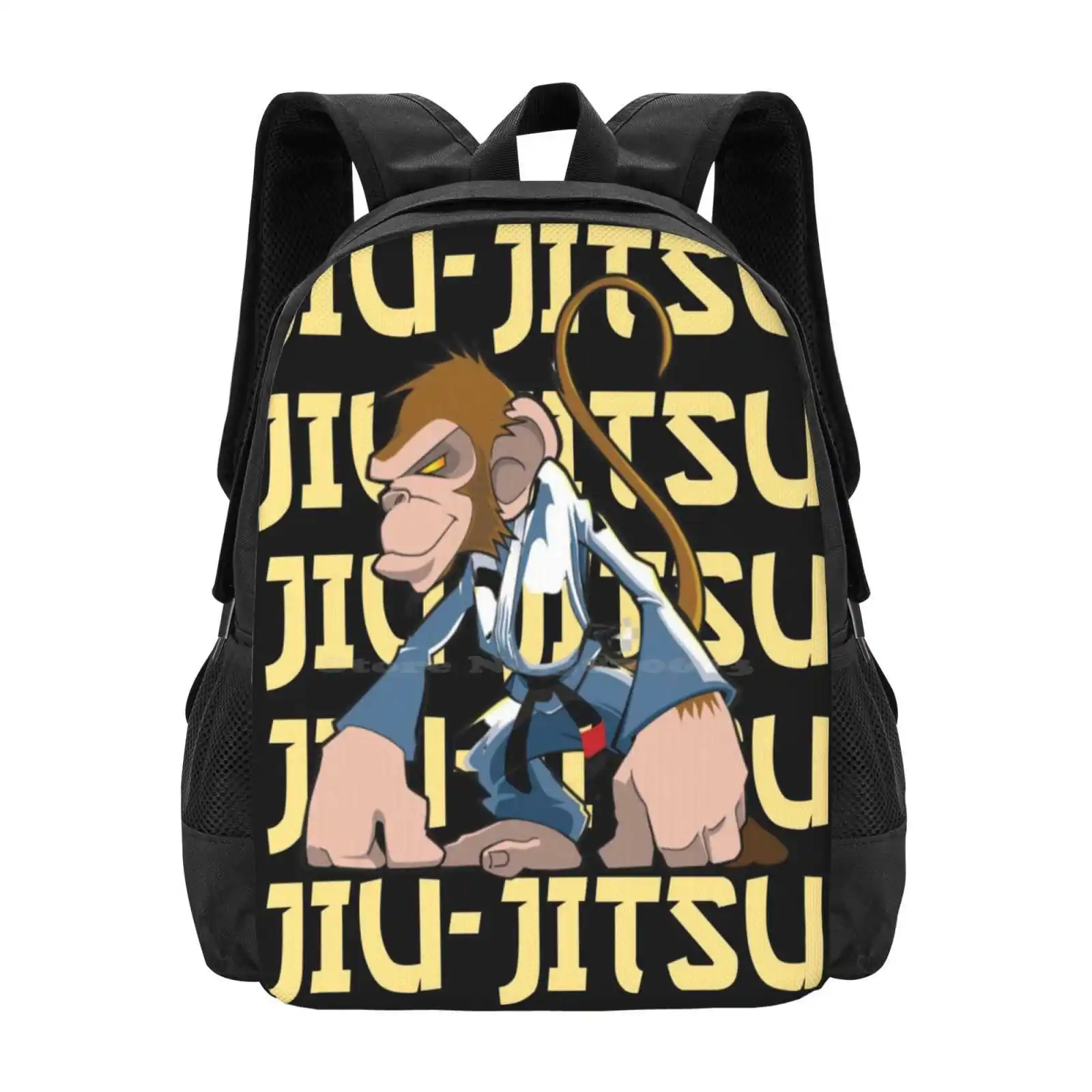 Jiu-Jitsu Monkey Hot Sale Schoolbag Backpack Fashion Bags Brazilian Jiu Jitsu Judo Mixed Martial Arts Gracie Choke Grappling