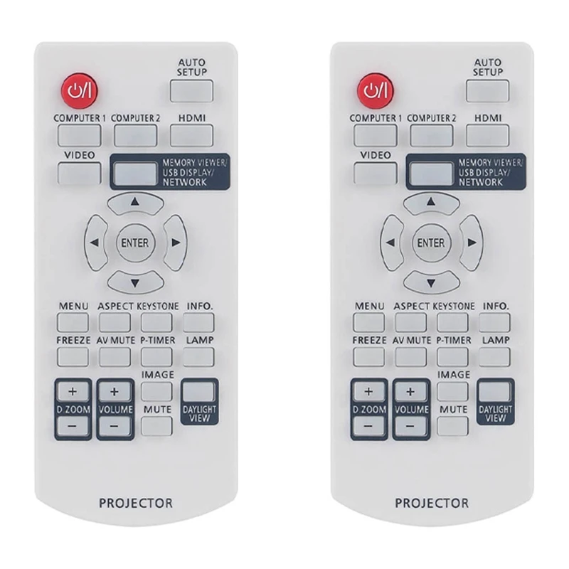 Hot 2X N2QAYA000116 Replacement Remote Control For Panasonic LCD Video Projector PT-LB382 PT-LB332 PT-LW312 PT-LW362