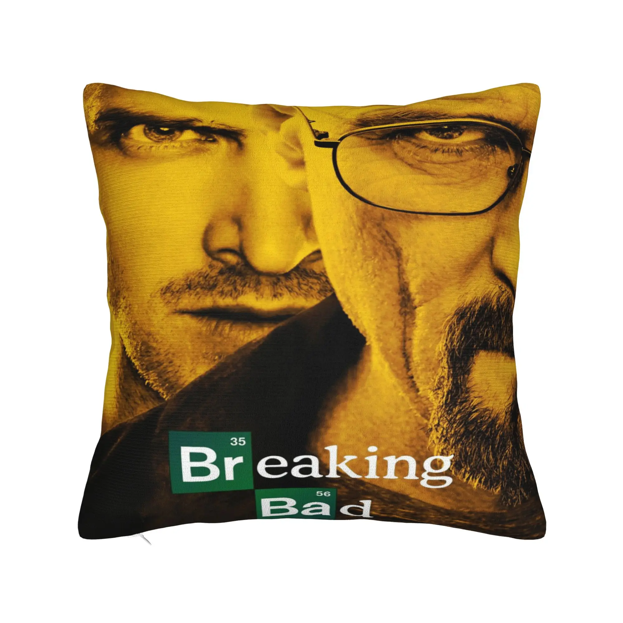 Breaking Bad Chemical Crime Square Pillowcases Sofa Walter White Jesse Pinkman Cushion Cover Decorative Throw Pillow Case 40*40