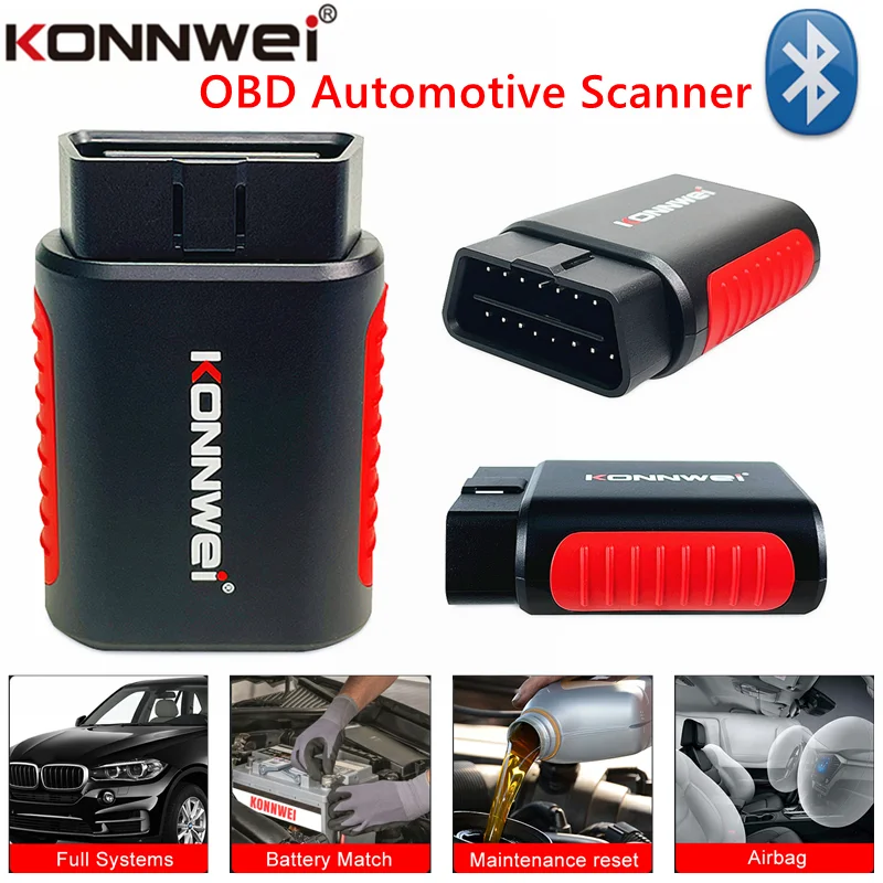 KONNWEI KDIAG نظام كامل obd السيارات الماسح الضوئي إعادة تعيين SAS EPB خدمة ECU مبرمج obd obd2 أداة تشخيص السيارة #2