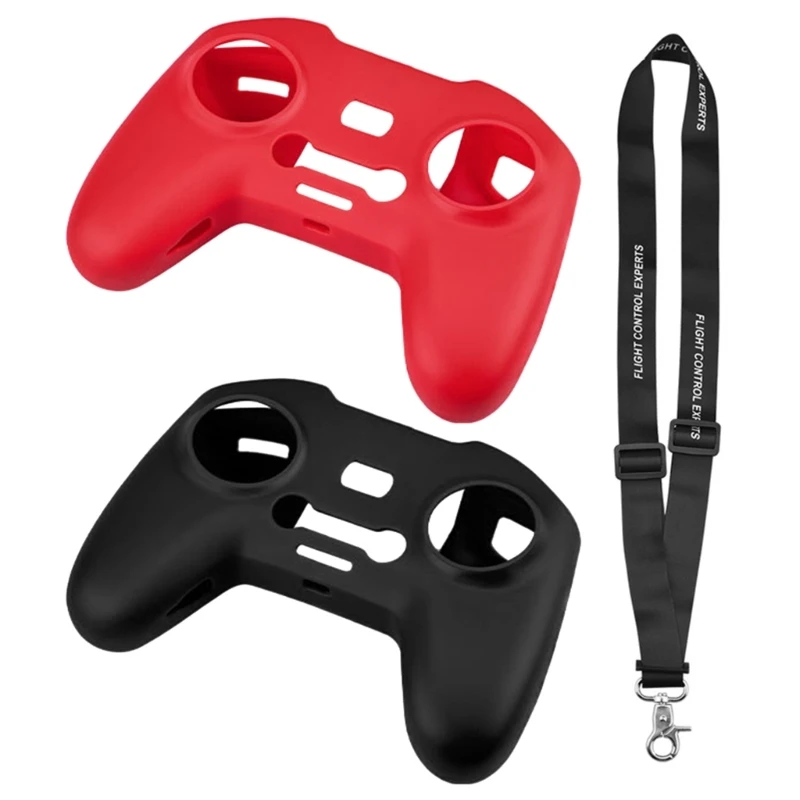 SZYA Fleixble Silicone Case with/no Lanyard for Avata 2/FPV Combo UAV Remote Control Scratch Resistant Protective Cover