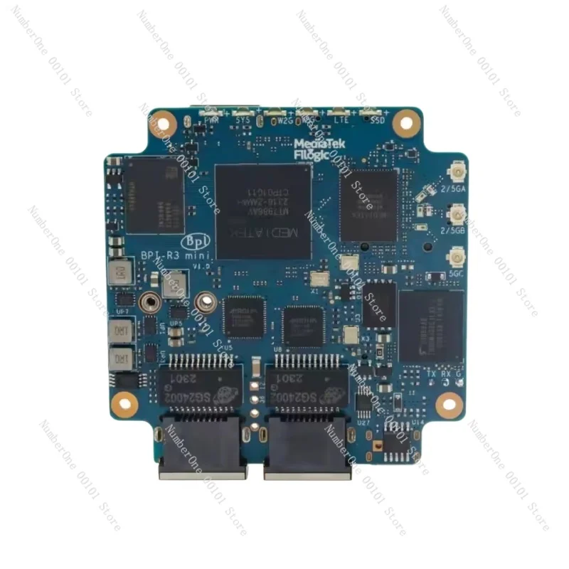 Pi BPI-R3 Mini Router Board MediaTek MT7986 ARM A53 2G DDR 8G eMMC Support WiFi 6 and 2 x 2.5GbE Port Open Source Router