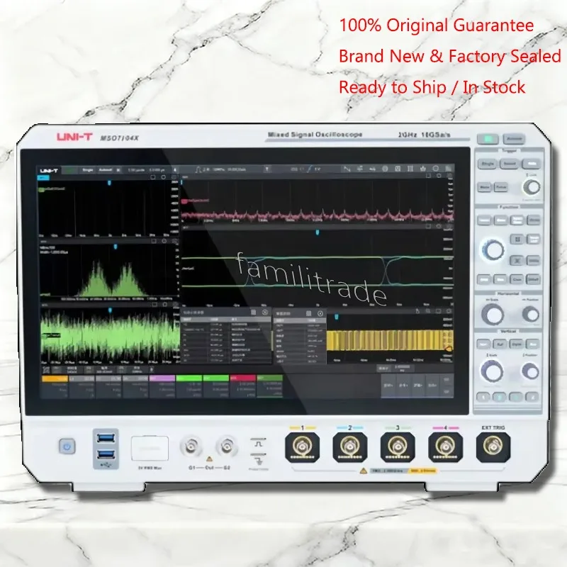 1PC UNI-T MSO7204X MSO7104X Mixed Signal Oscilloscope 4CH 1.25GS/s 100% Original Brand New In Stock Benchtop Digital O-Scope