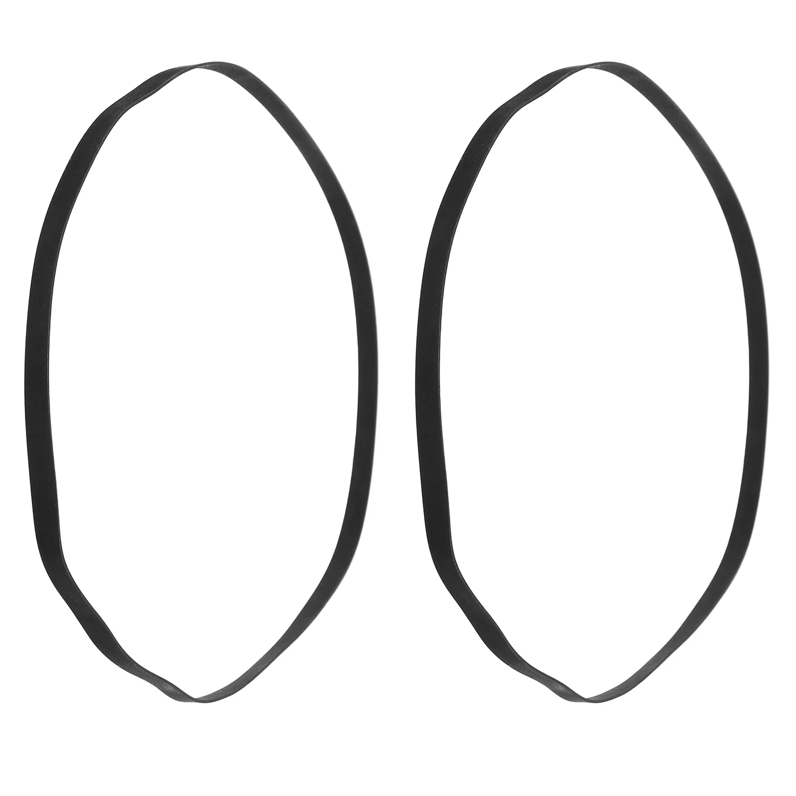 

2Pcs High Quality Turntable Belt Set Rubber Drive Belts Smooth Transmission for Record Player Fixing Cassette Machine