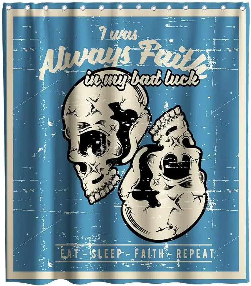 

Занавеска для душа день мертвецов украшение на Хэллоуин Тема серый синий