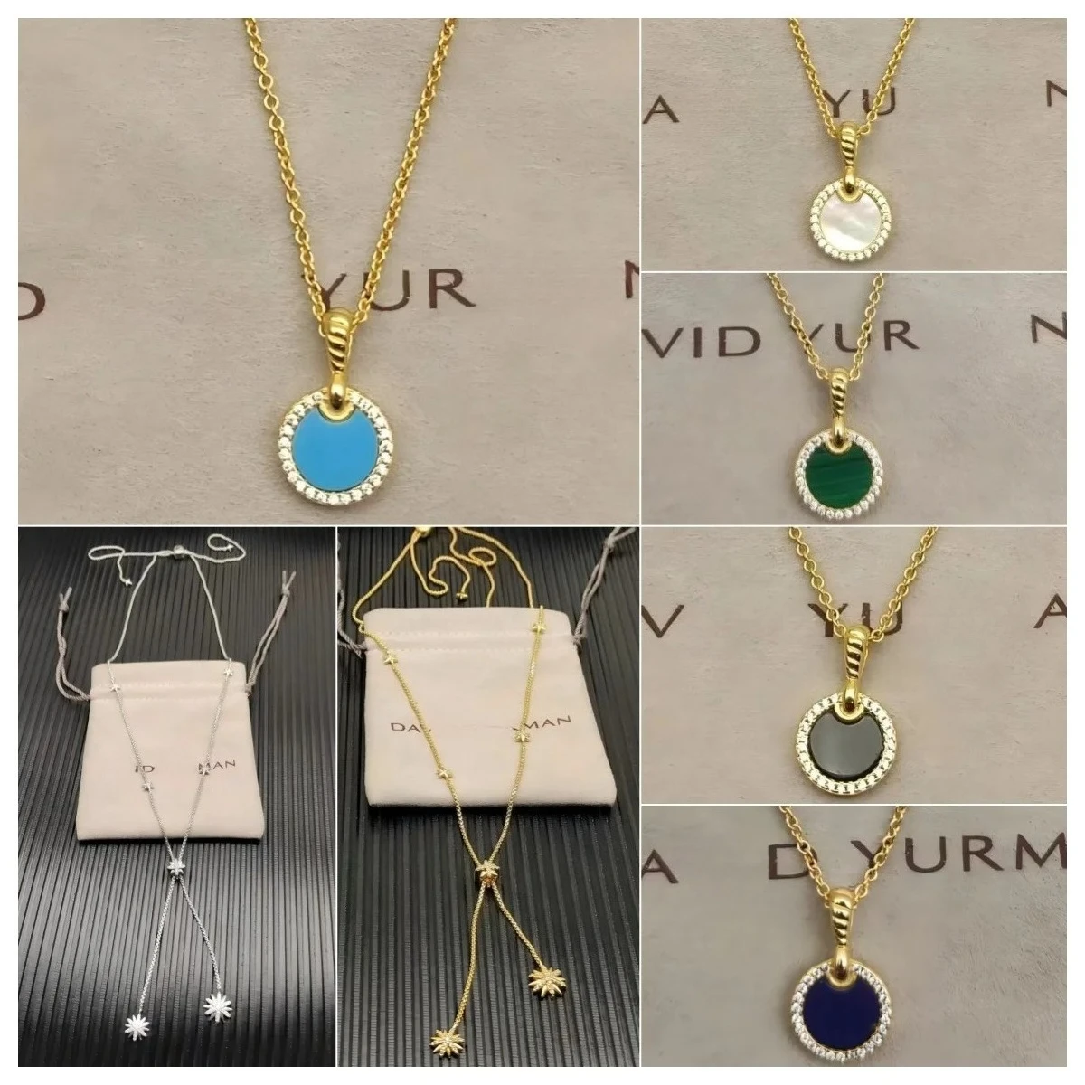 

Новинка 2026 года: высококачественное женское ожерелье-кулон в классическом стиле с изысканными бриллиантами, элегантное украшение для любого случая XL15