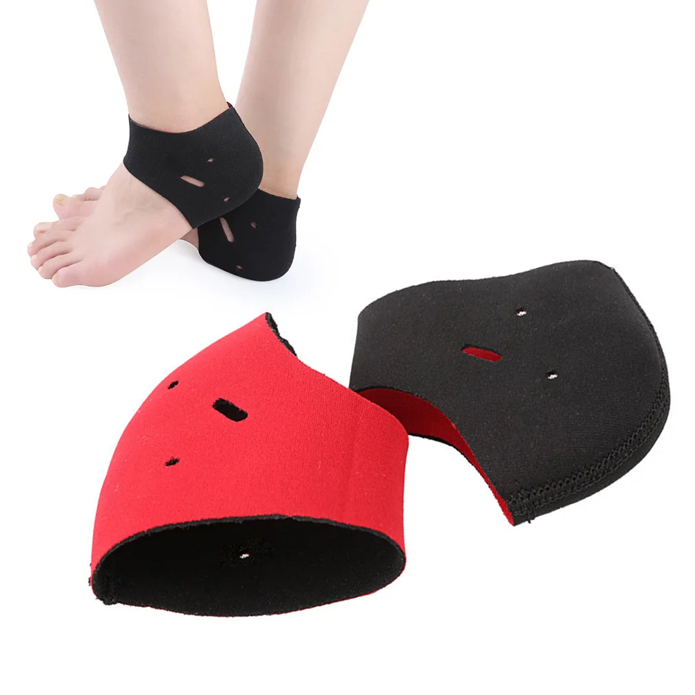 

2 Pcs Heel Protector Insole Ankle Brace Pain Relief Plantar Wrap Foot Arch Support Men' Socks