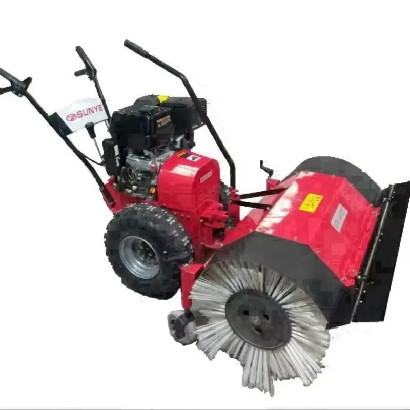 High-Efficiency 15HP Anti-Skid Outdoor Patio Broom Engine Powered High-Cold Snow Sweeper for Courtyard & Outdoor Snow Sweeper