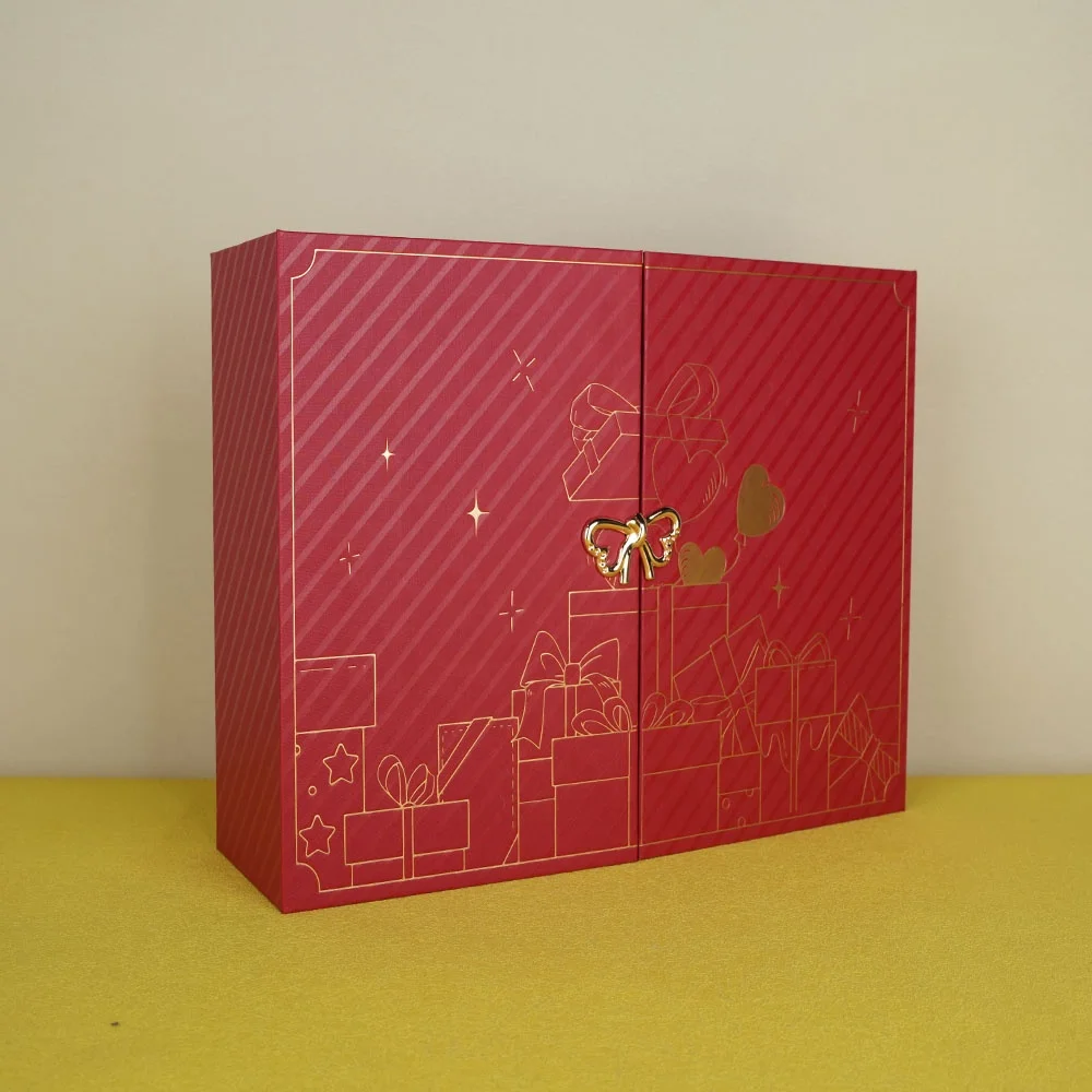2025.Box Printing 12 Days of Makeup Lash Beauty Lip Gloss Paper Skincare Christmas Countdown Advent Calendar Box - Image 5