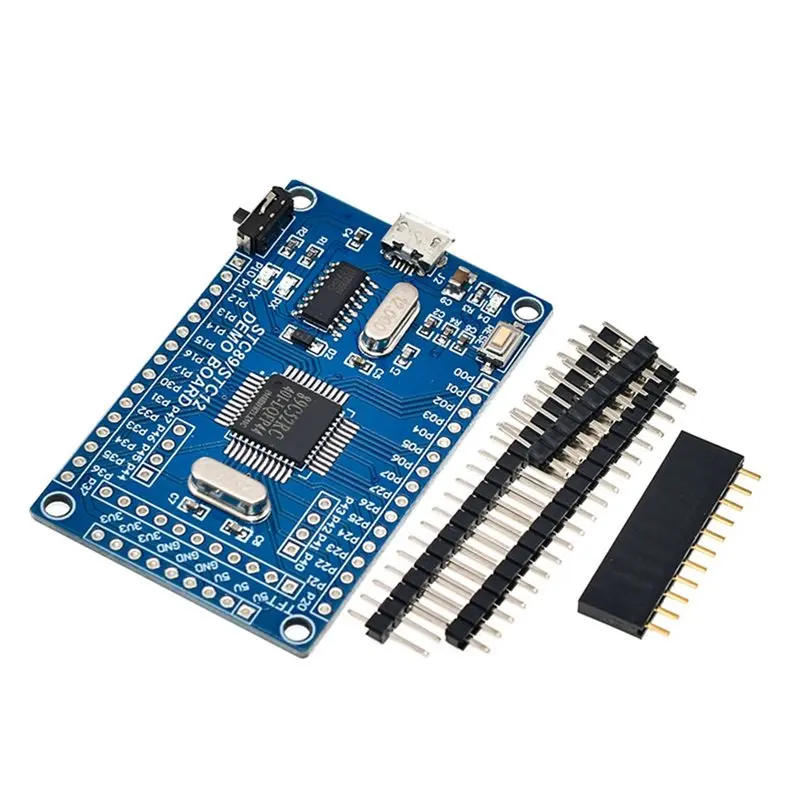 

STC89C52 For Electronic DIY Study Learning Development Board 51 MCU Core Board STC89 Minimum System Board