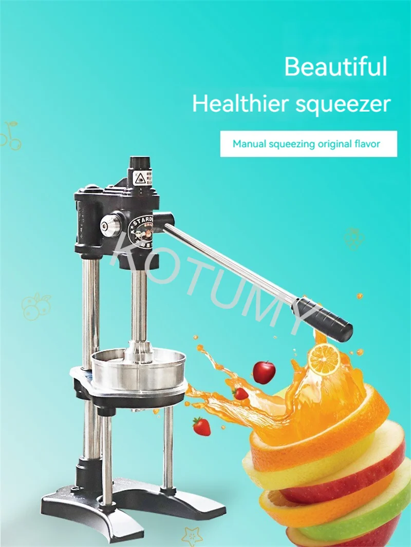 Manual Fruit Juicer Kitchen Hand Press hine Stainless Steel Fruits Juice Extractor Citrus Orange Lemon Pomegranate Squeezer