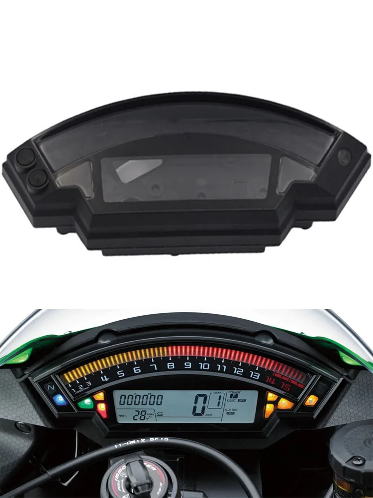 

For KAWASAKI ZX-10R ZX10R ZX 10R 2011 2012 2013 2014 2015 Speedometer Instrument Case Gauge Odometer Tachometer Housing Cover