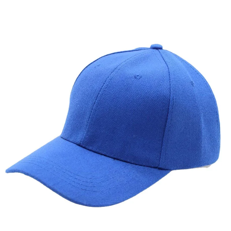 2017 New Korean Style Men's and Women's Fashion Cap Light Body Pure Color Cotton Baseball Cap Peaked Cap Factory Wholesale Spot