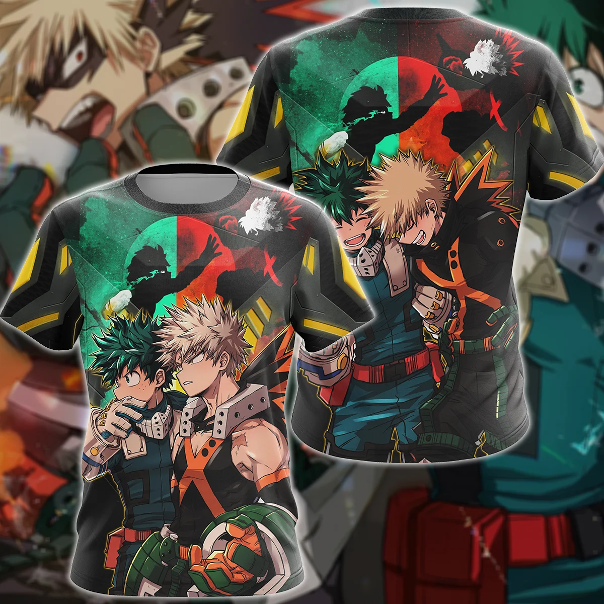 2024 Summer Men T Shirt All Might My Hero Academia 3d Print Children T-shirt Cartoon Anime Casual Kids Adults Oversized Clothing