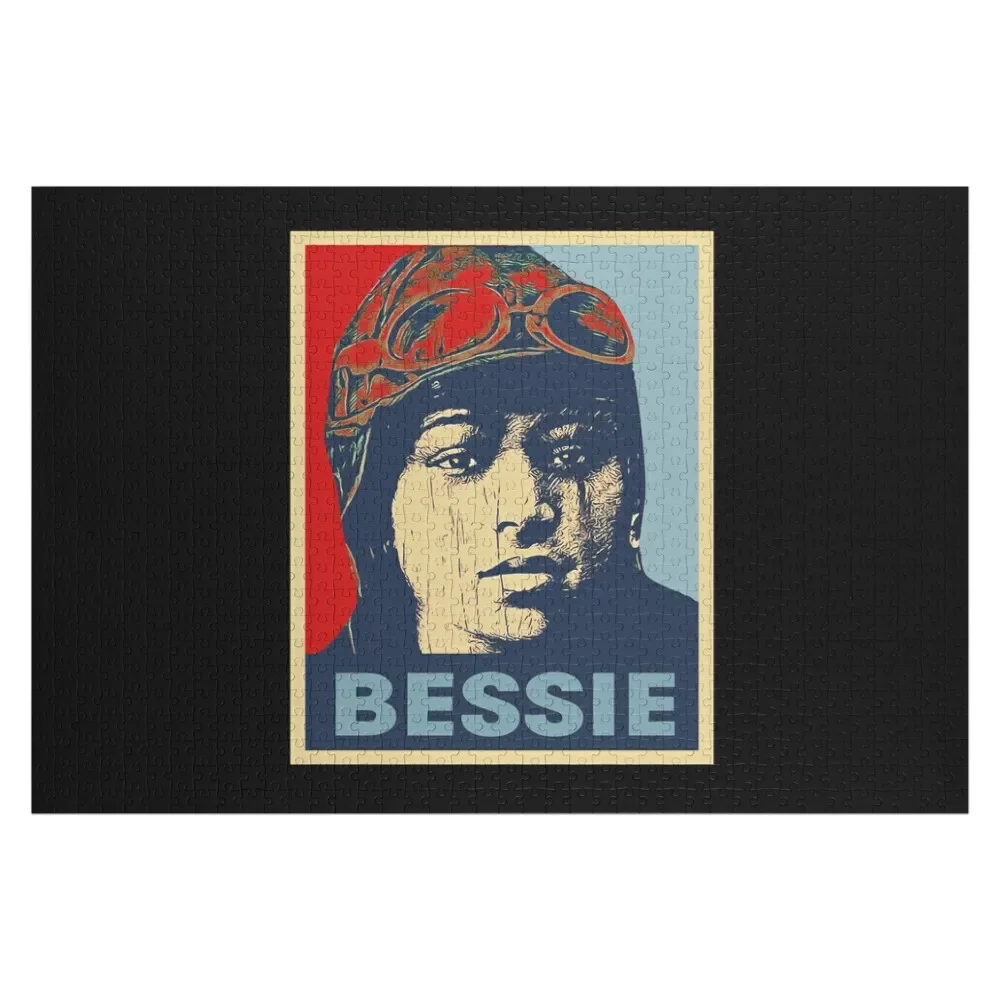 Love American Pilot Fly Like Bessie Coleman Jigsaw Puzzle Iq Photo Wooden Jigsaws For Adults Puzzle