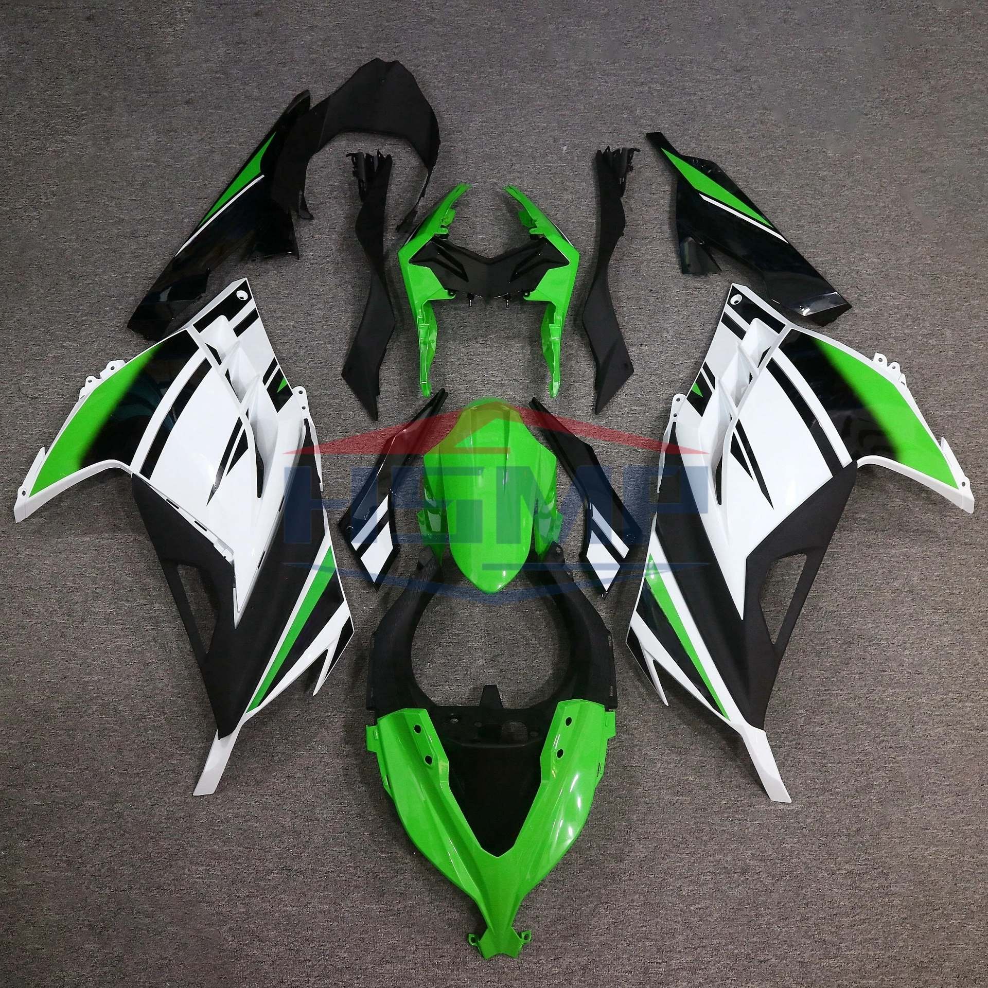 for Kawasaki ninja 250 NINJA 300 EX250 EX300 2013 2014 2015 2016 2017 motorcycle fairing ABS plastic body decoration kit