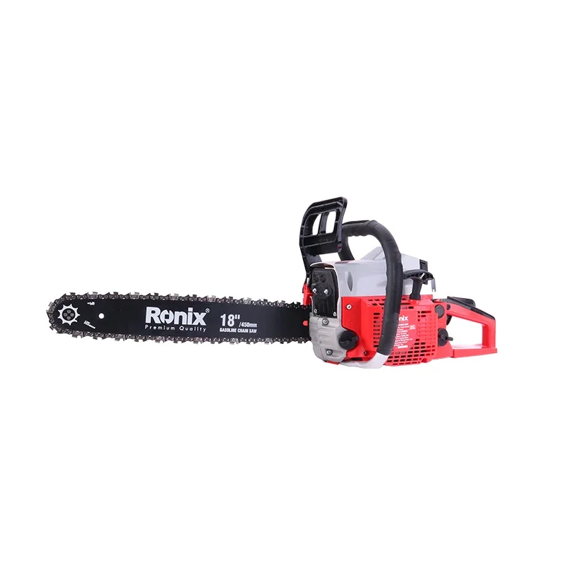 

Ronix 4647 Model 49.3CC 1900W 3000RPM Gasoline Chain Saw Professional Power Tools Portable Equipment Chainsaw 45CM