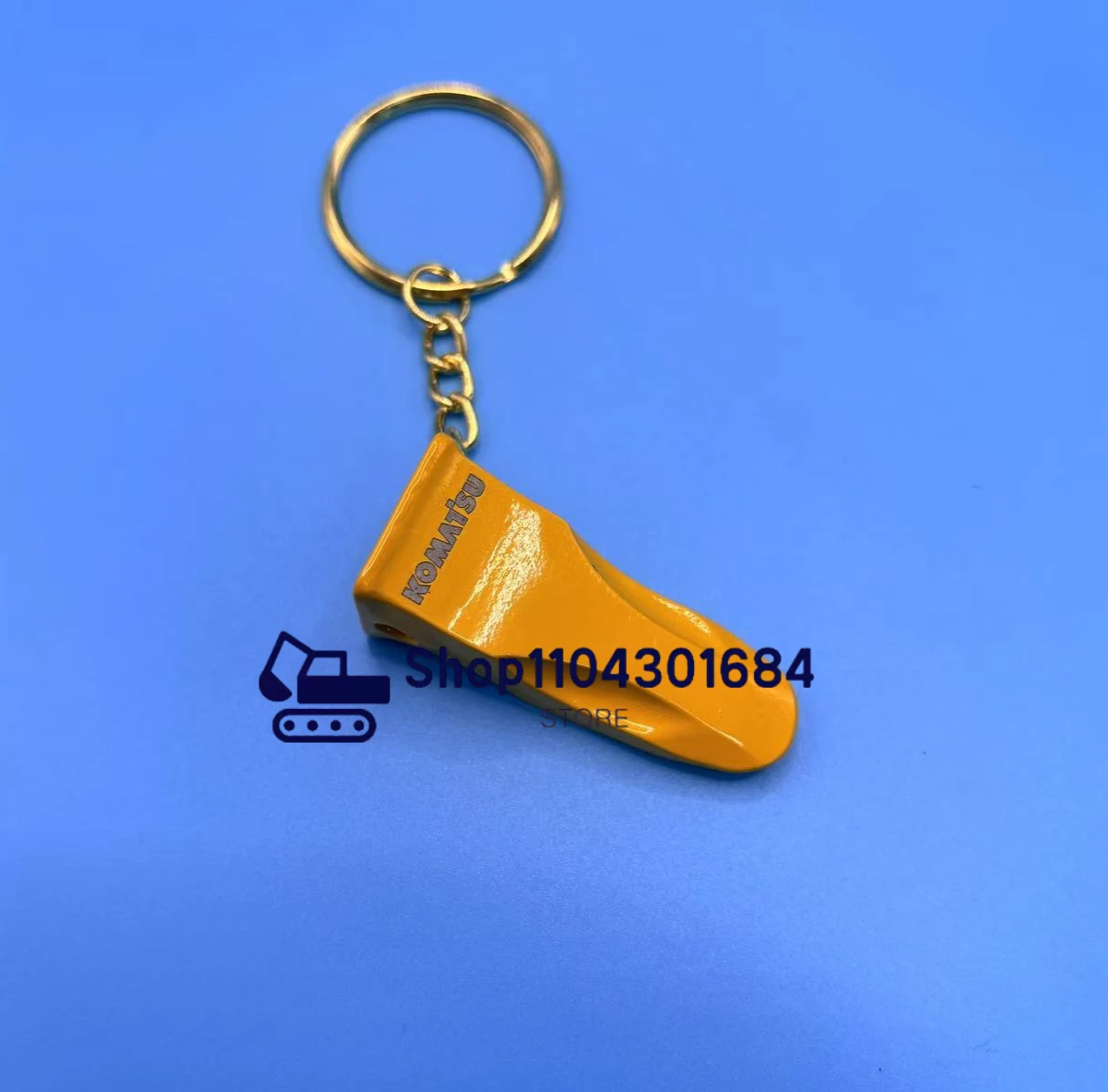 لكوماتسو كوبيلكو حفر دلو الأسنان المفاتيح سبيكة محاكاة المعادن حفر دلو المفاتيح سلسلة لوحة قلادة حديدية