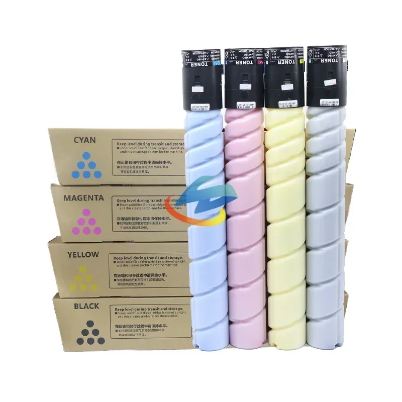 4PCS Pro C651 Toner Cartridge Compatible for Ricoh Pro C651 C751 Color Powder Copier Supplies CMYK/1617g