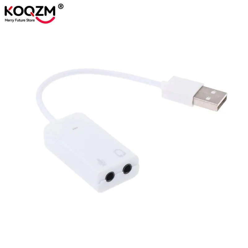 7.1 External USB Sound Card Jack 3.5mm USB Audio Adapter Earphone Micphone Sound Card For Macbook Computer Laptop PC Portable
