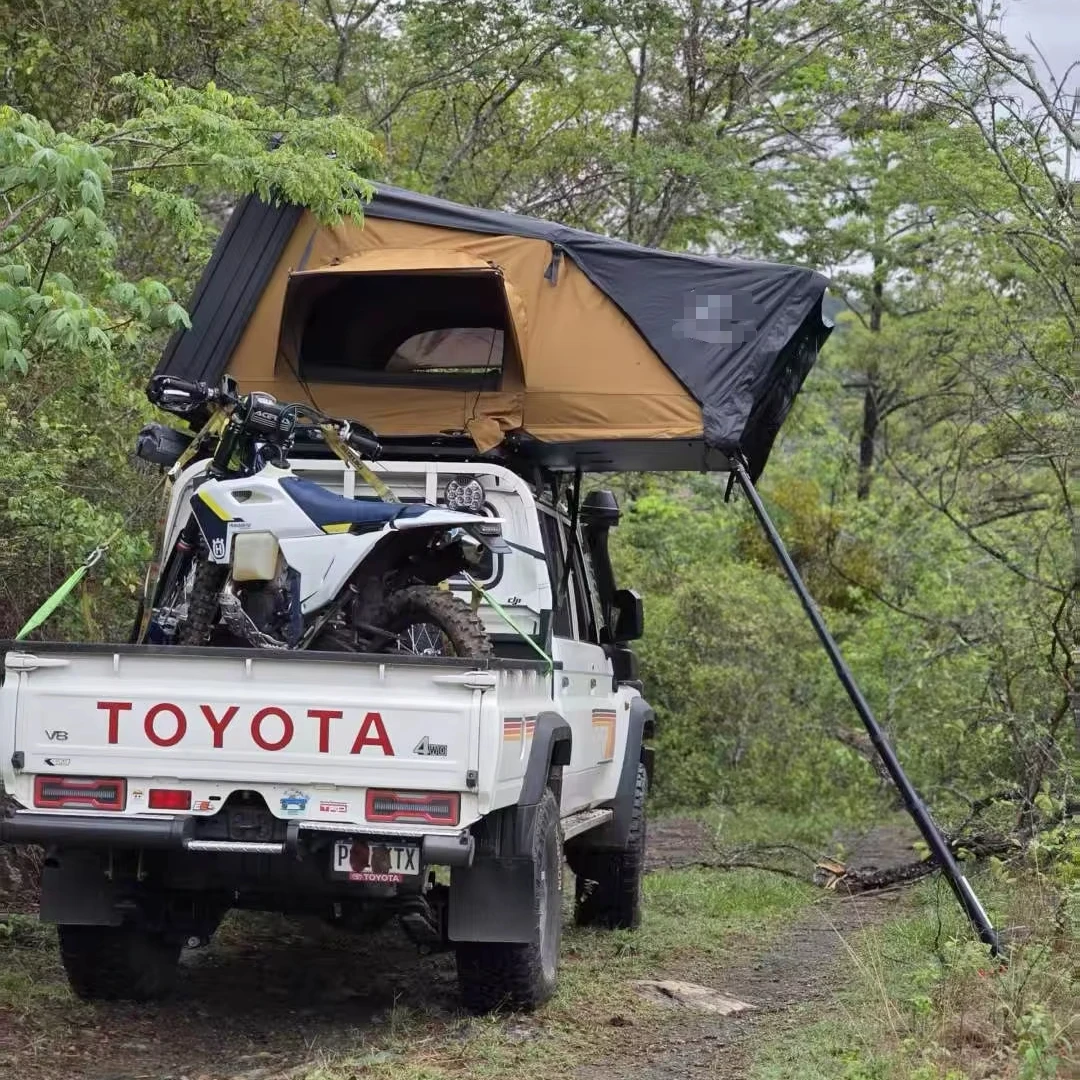 

Top Tent Camper for Car Off Road Pick up 4x4 Rooftop Tent Hard Shell Aluminum Camping Rooftop Tent,Custom