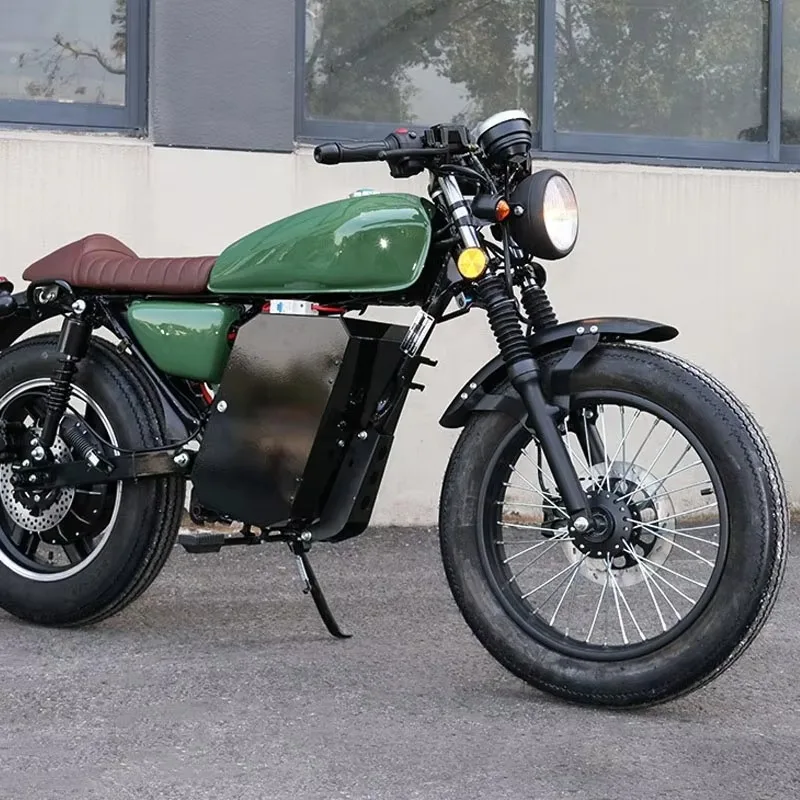 

2025 Newest Vehicles Car Heavy Duty Electric Two Wheeler 2Kw 3Kw Electric Motorcycle Vintage Girls