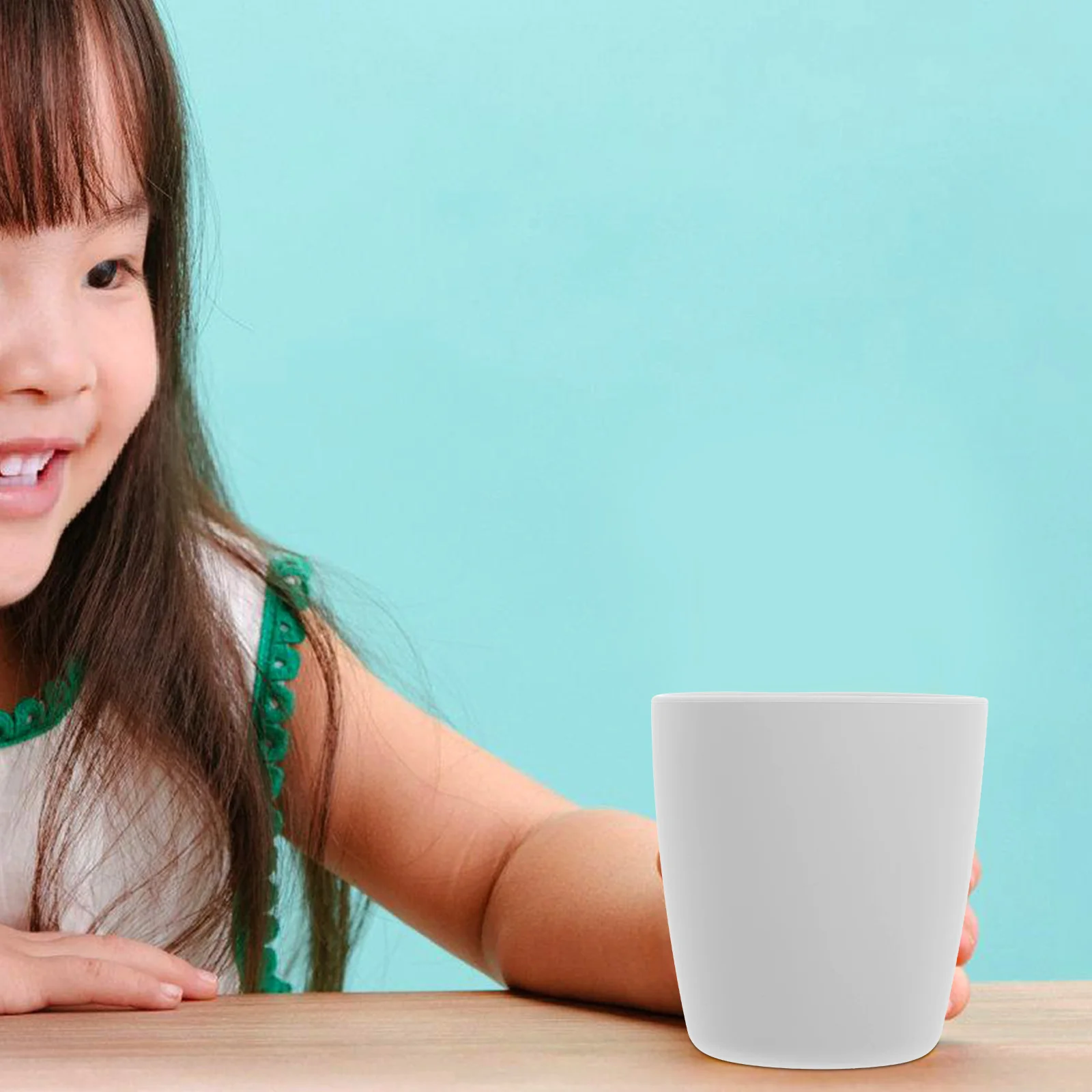 

Silicone Open Cup Cute Rinse Drinking Bathroom Unbreakable Toothbrush Tumbler Brushing Portable Household 's