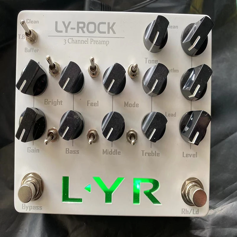 LY-ROCK LYR 3 Channel Guitar Preamp Pedal Effect Pedal for KSR Ceres 3ch Preamp