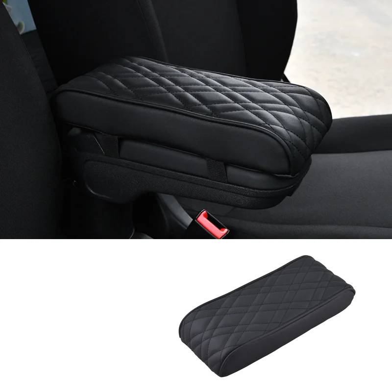 

For Smart 453 451 Fortwo Forfour Styling Accessories PVC Artificial Leather Car Center Console Armrest Cushion Box Cover