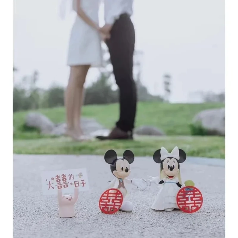 Disney Cartoon Minnie Mickey Mouse Action Wedding Gifts dolls kids Toy Figures kids gift toy