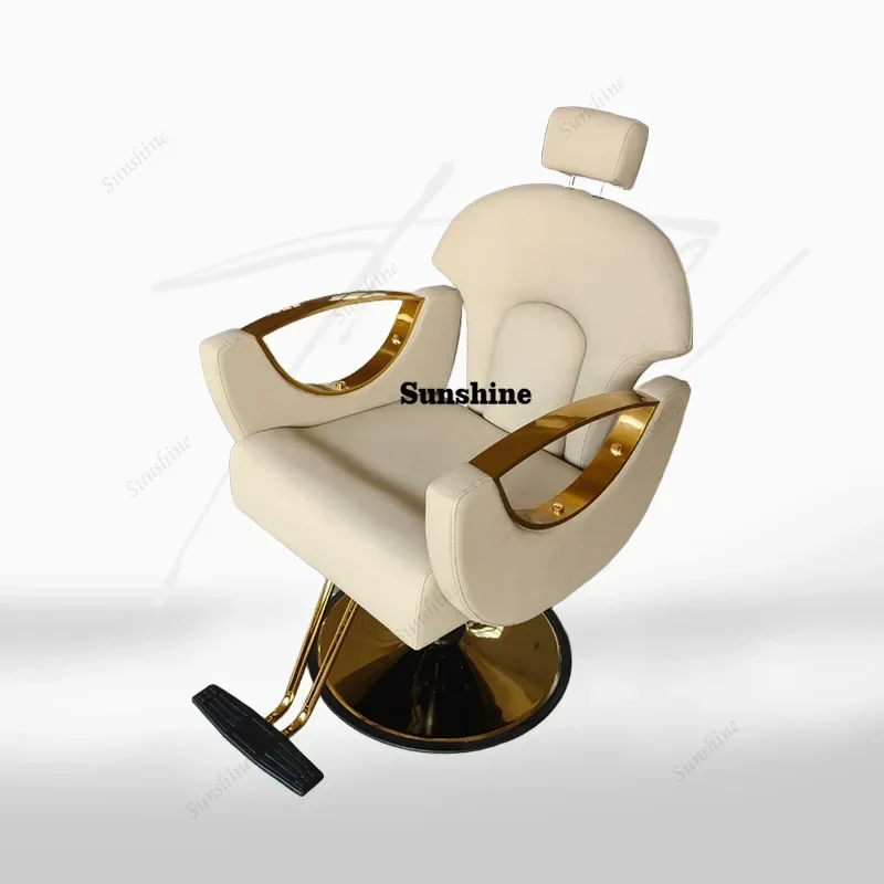 Barberchair Barber Chair Hair Salon Hair Salon Special Eyelash Makeup Perm And Dyeing Hair Cutting Seat Chair  T*